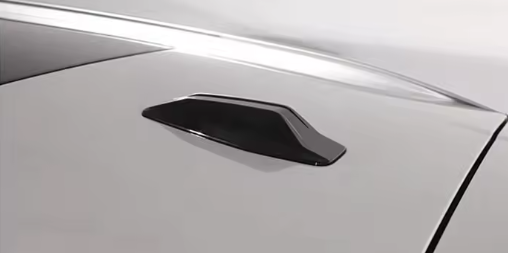 Gloss Black Flat Shark Fin Cover