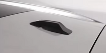 Gloss Black Flat Shark Fin Cover