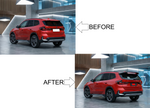 Gloss Black V1 Rear Roof Blade (U11 only)