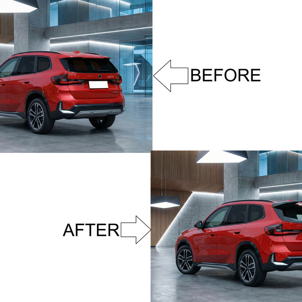 Gloss Black Rear Roof Blade (U11 only)