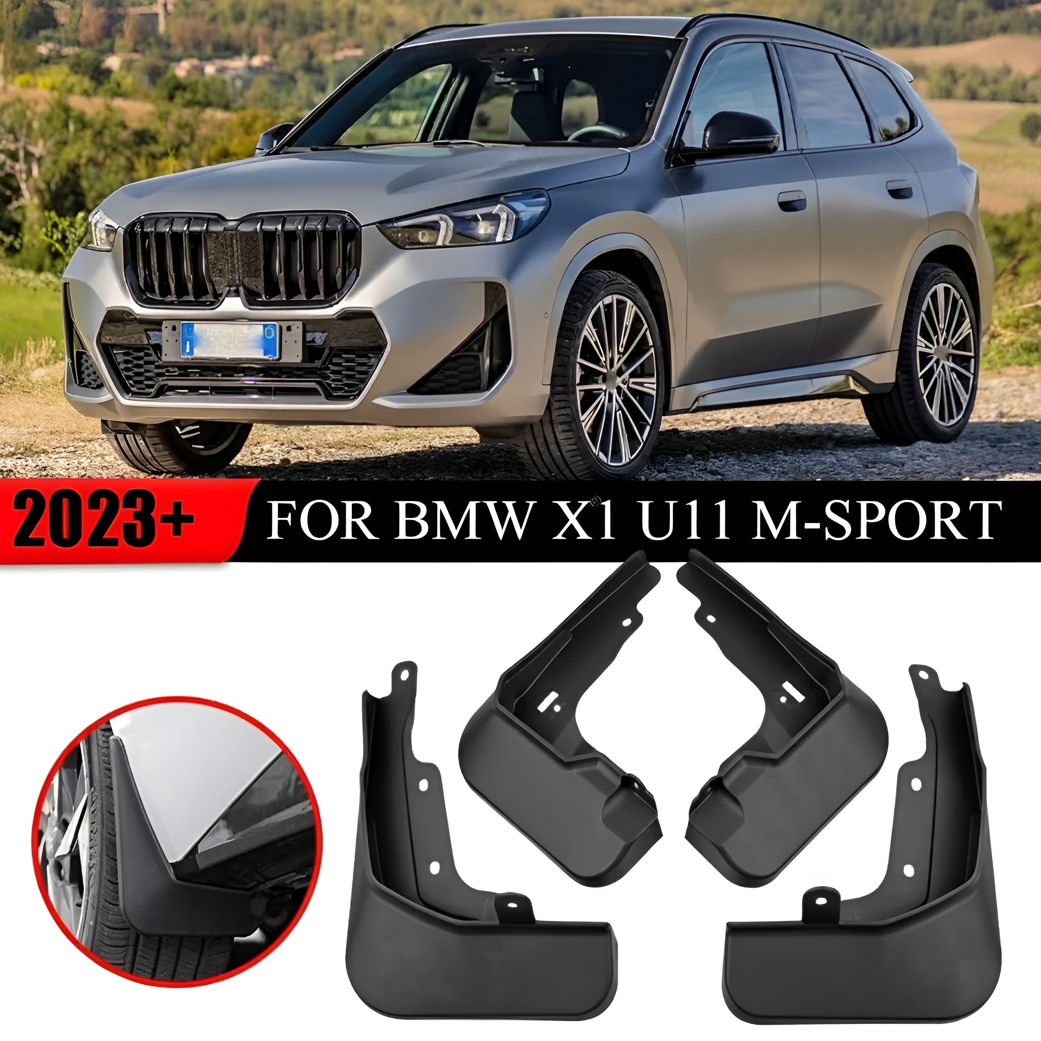 X1 U11 Mudguards (M Sport or M35i only)