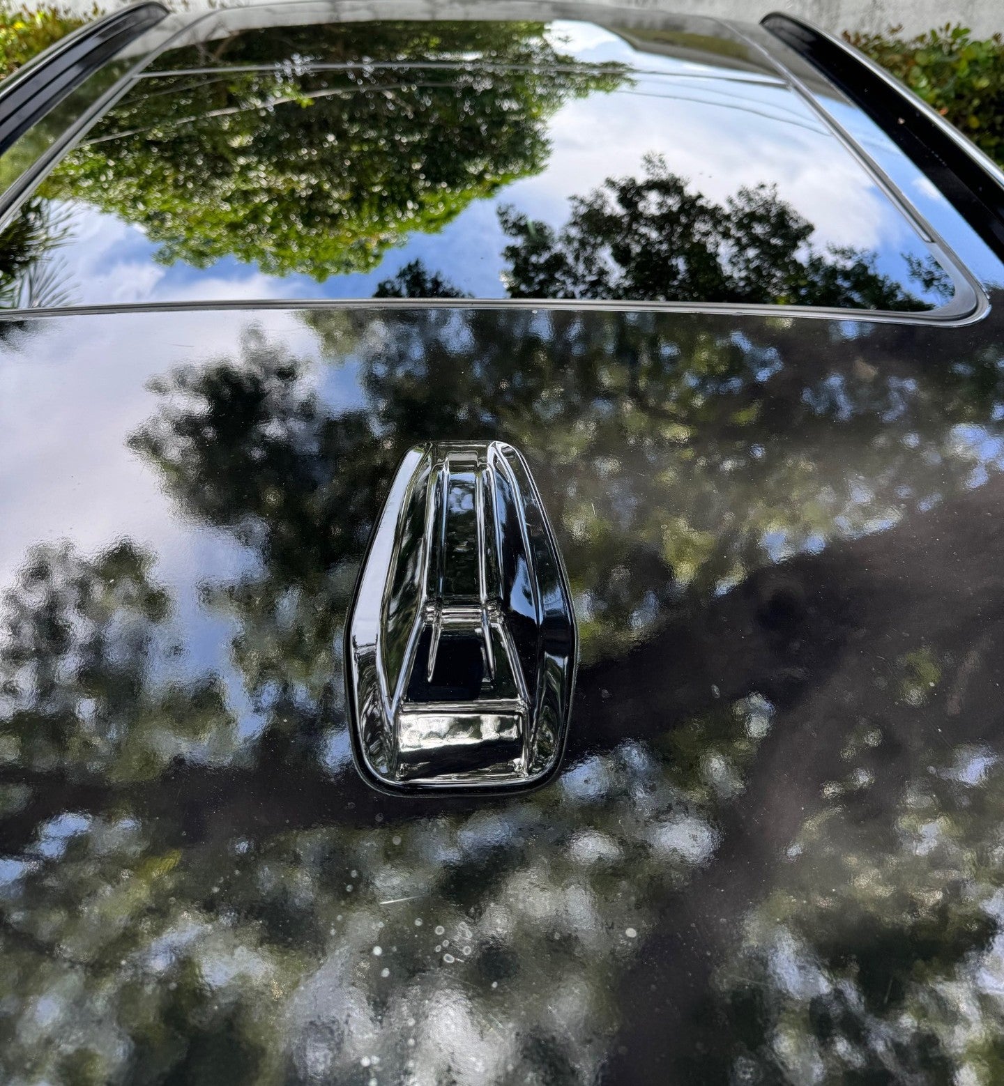 Gloss Black Flat Shark Fin Cover