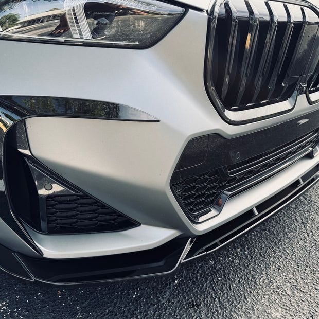Gloss Black Front Lip Kit – BMW X1 U11 M Sport 2023+