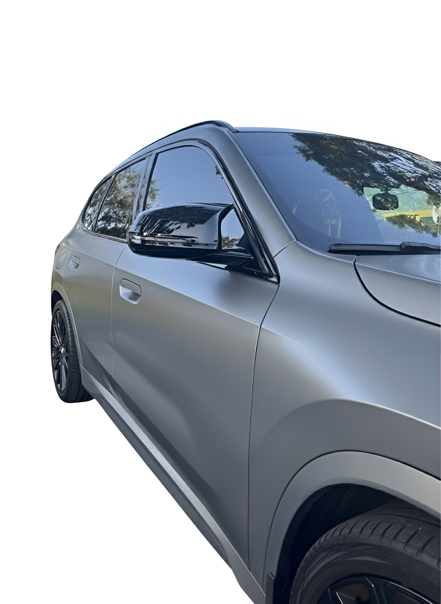 Gloss Black M-Style Mirror Covers for BMW X1/X2 (U11/U10)