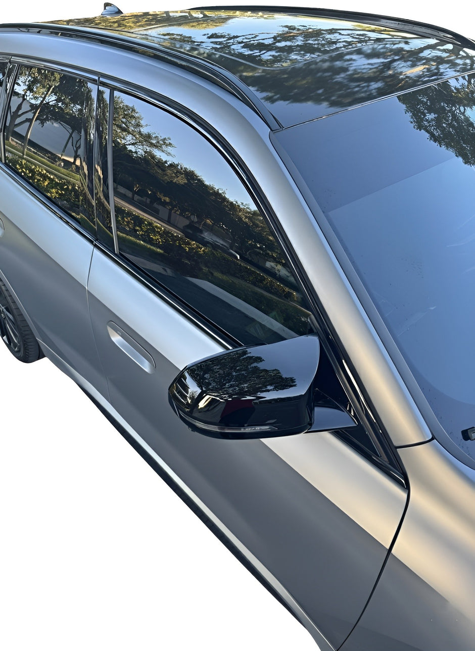 Gloss Black M-Style Mirror Covers for BMW X1/X2 (U11/U10)