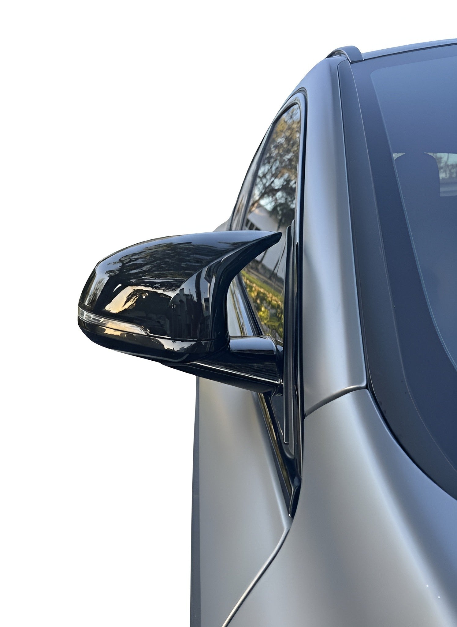 Gloss Black M-Style Mirror Covers for BMW X1/X2 (U11/U10)