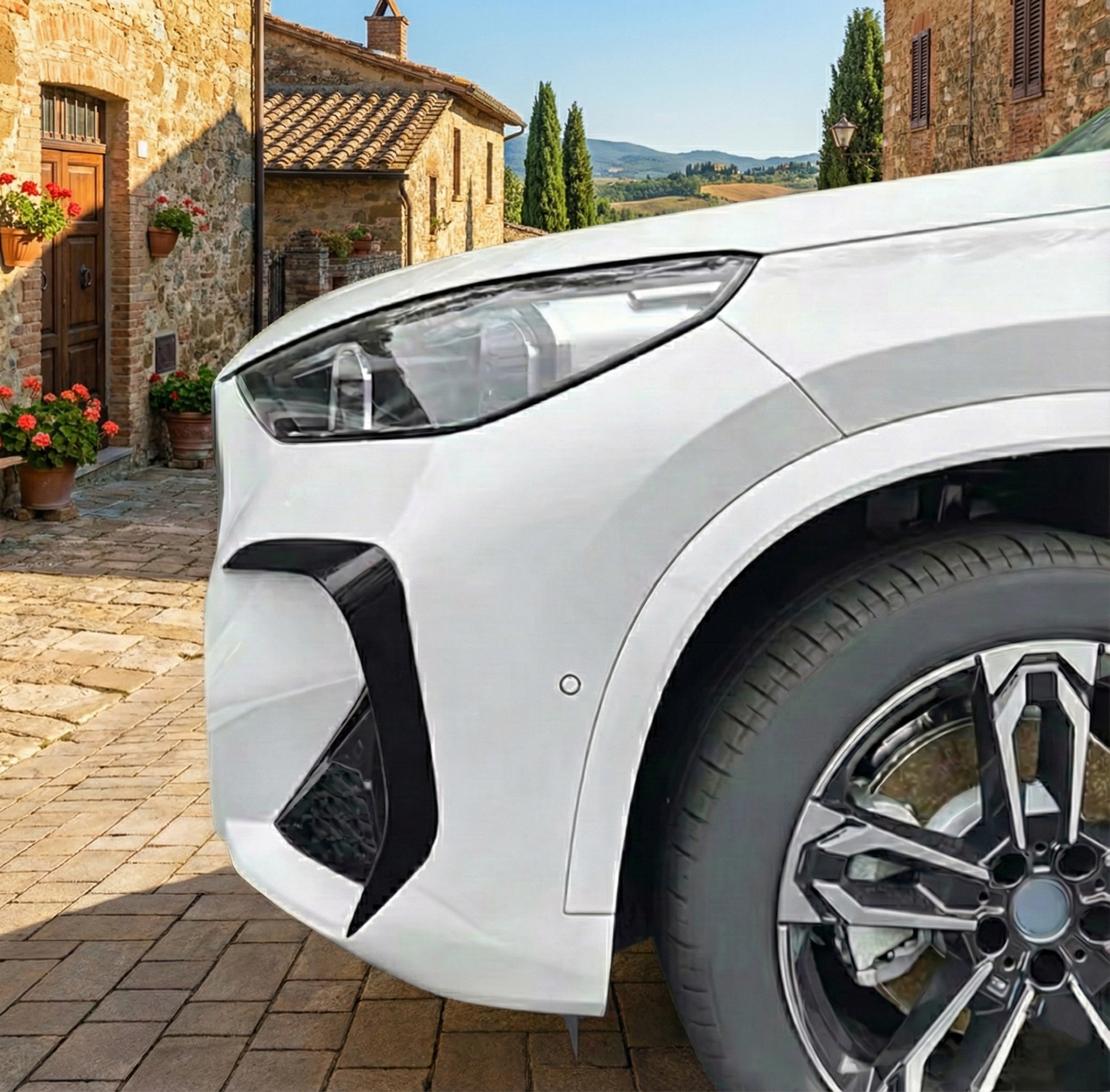 Gloss Black Front Bumper Aero Trim (M Sport or M35i only)