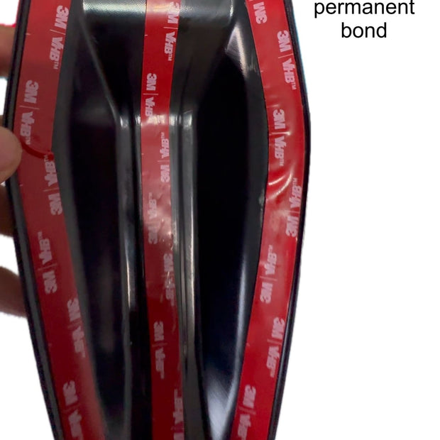 Gloss Black Flat Shark Fin Cover